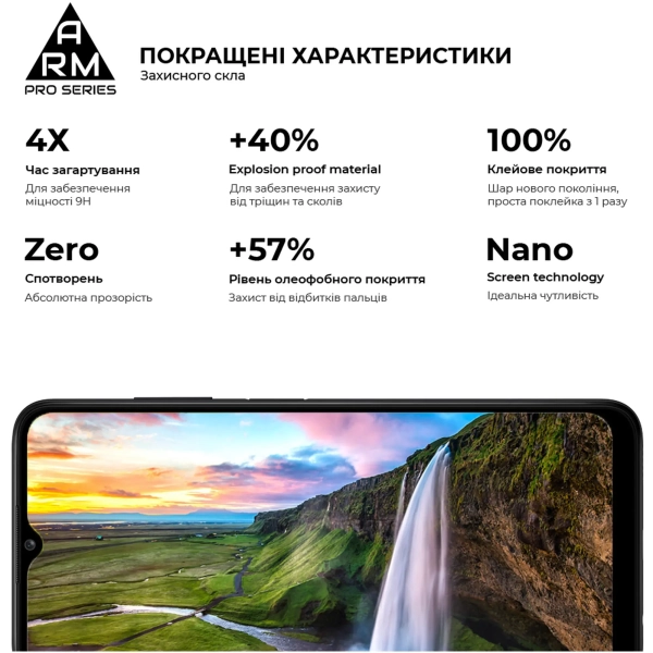 Купить Защитное стекло ArmorStandart Pro для Samsung A13 4G / A13 5G / M13 4G / M13 5G (ARM60680) - фото 4