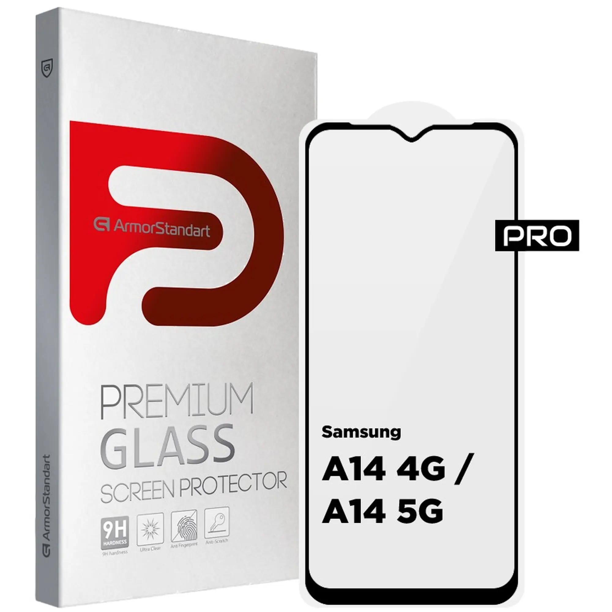Купить Защитное стекло ArmorStandart Pro для Samsung A14 4G / A14 5G (ARM66206) - фото 1