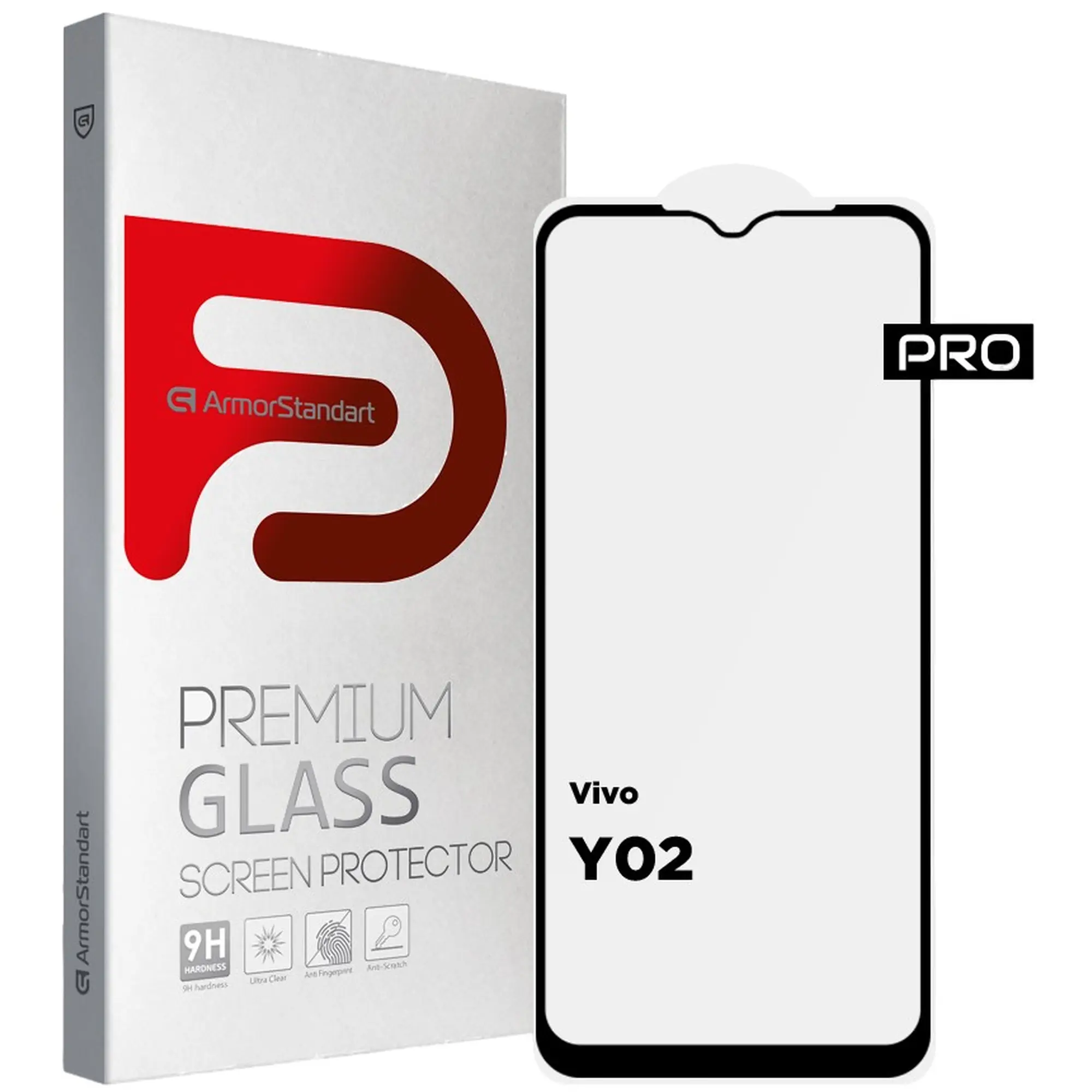 Купить Защитное стекло ArmorStandart Pro для Vivo Y02 (ARM66005) - фото 1
