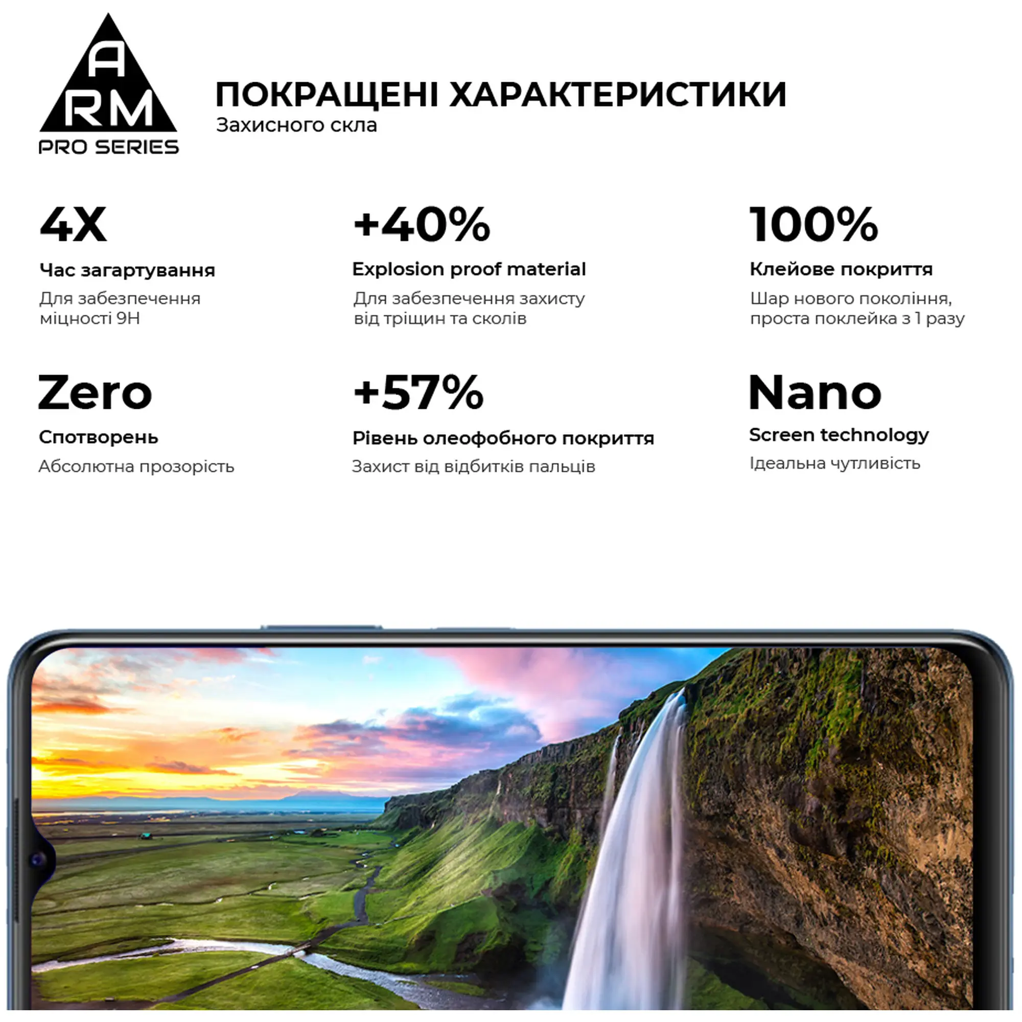 Купить Защитное стекло ArmorStandart Pro для Vivo Y15s (ARM61009) - фото 4