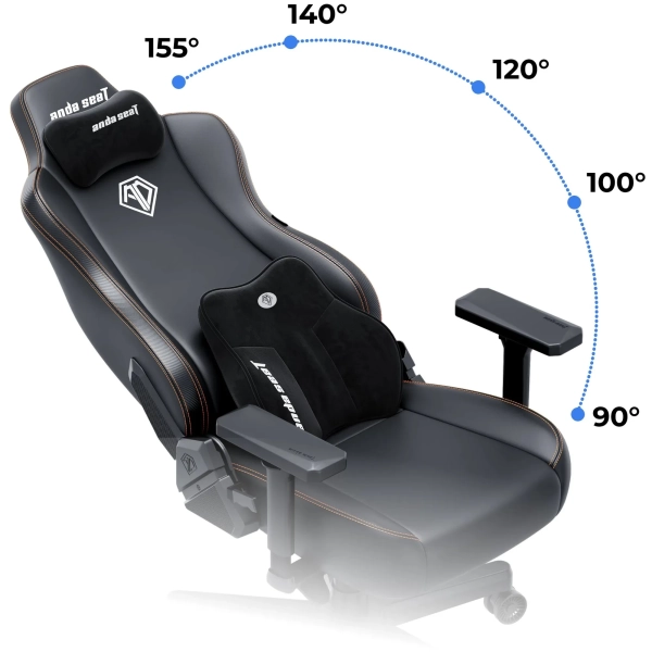 Купити Крісло для геймерів Anda Seat Kaiser 3E XL Dark Grey Fabric (AD23YC-XL-09-GB-CF-G01) - фото 10