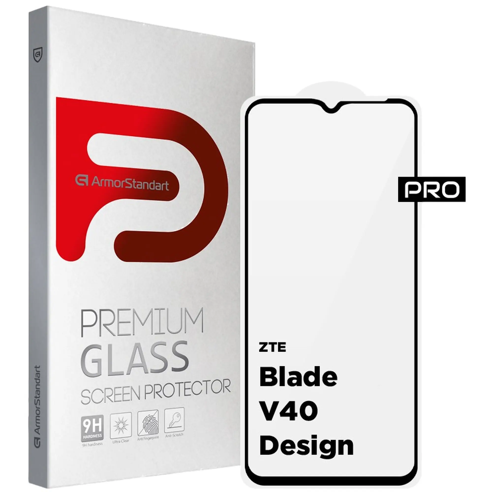 Купить Защитное стекло ArmorStandart Pro для ZTE Blade V40 Design (ARM68740) - фото 1