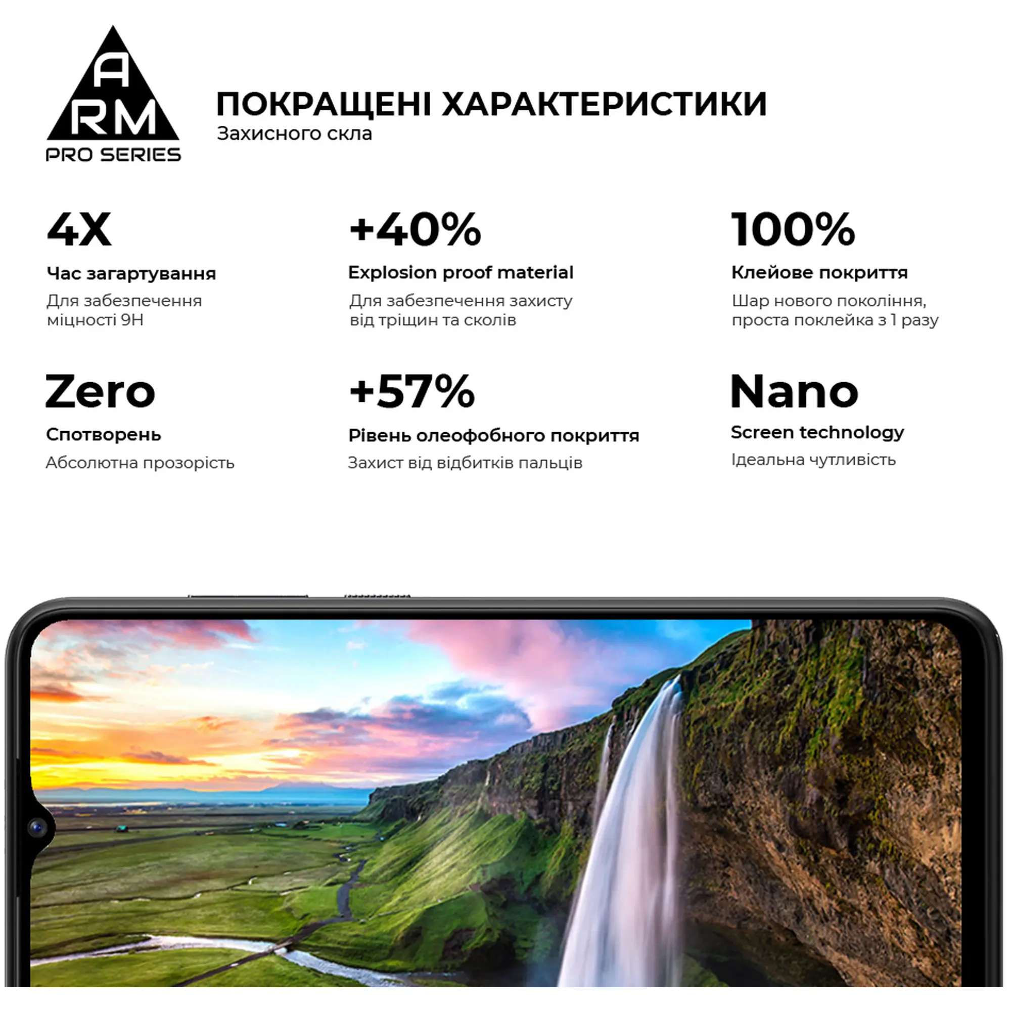 Купить Защитное стекло ArmorStandart Pro для ZTE Blade V40 Design (ARM68740) - фото 3