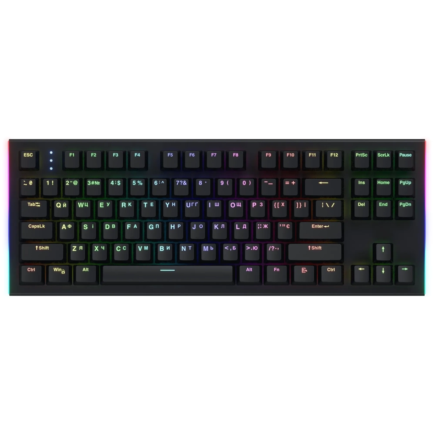 Купити Клавіатура HATOR Gravity X TKL Orange Linear Rev.2.0 EN Black (HTK550) - фото 1