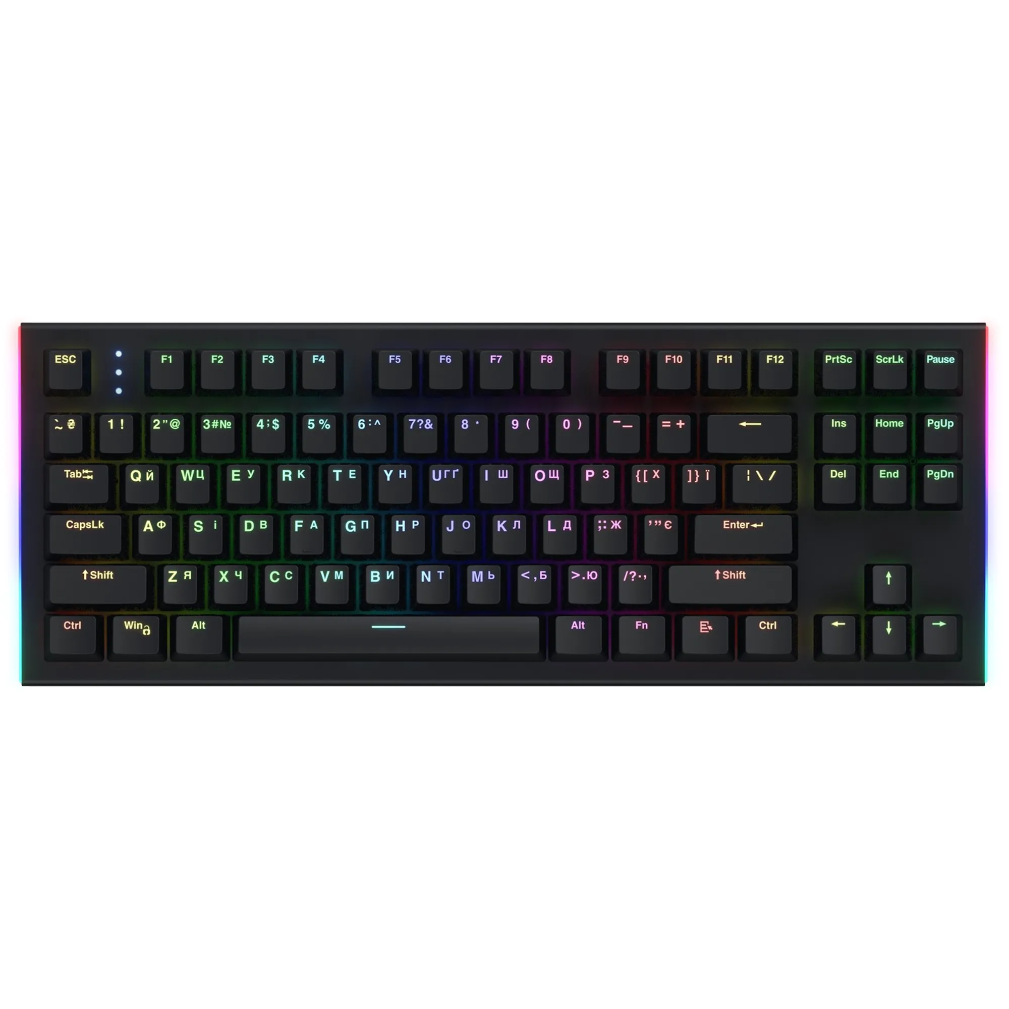 Купити Клавіатура HATOR Gravity X TKL Orange Linear Rev.2.0 EN Black (HTK550) - фото 1