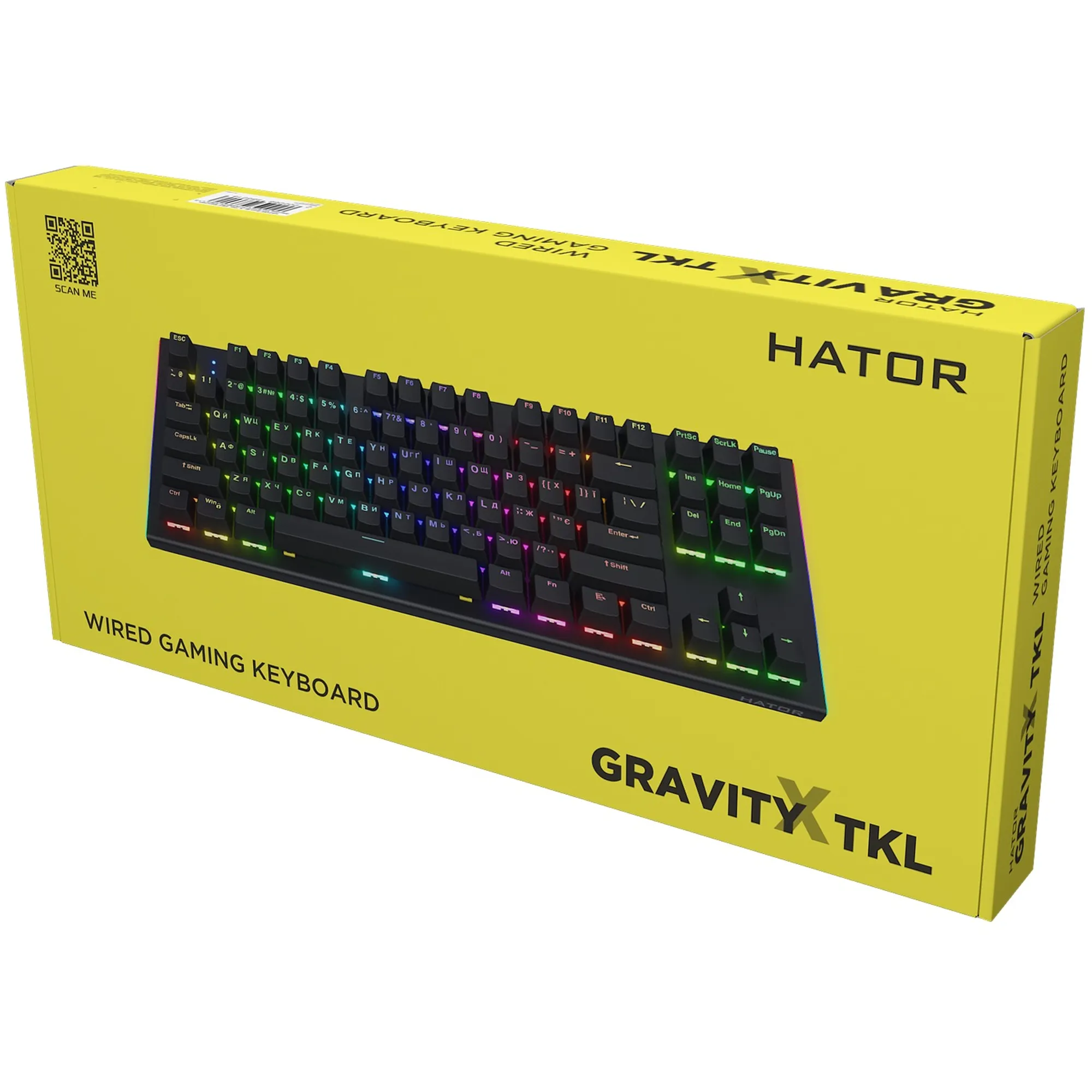 Купити Клавіатура HATOR Gravity X TKL Orange Linear Rev.2.0 EN Black (HTK550) - фото 6