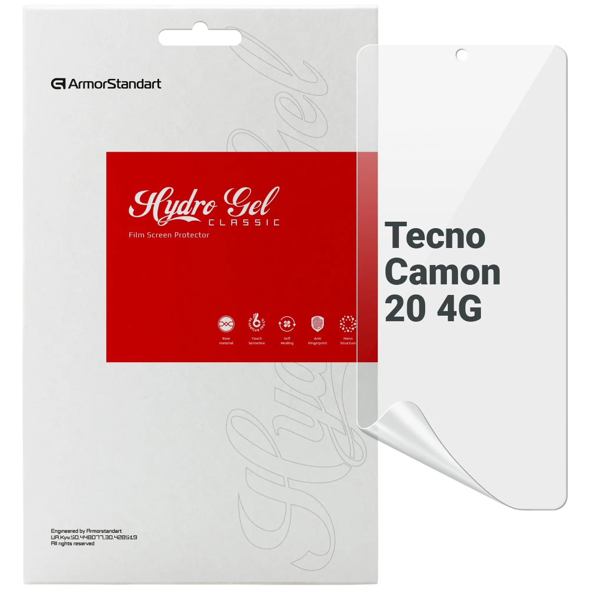 Купить Гидрогелевая пленка ArmorStandart для Tecno Camon 20 4G (ARM69128) - фото 1