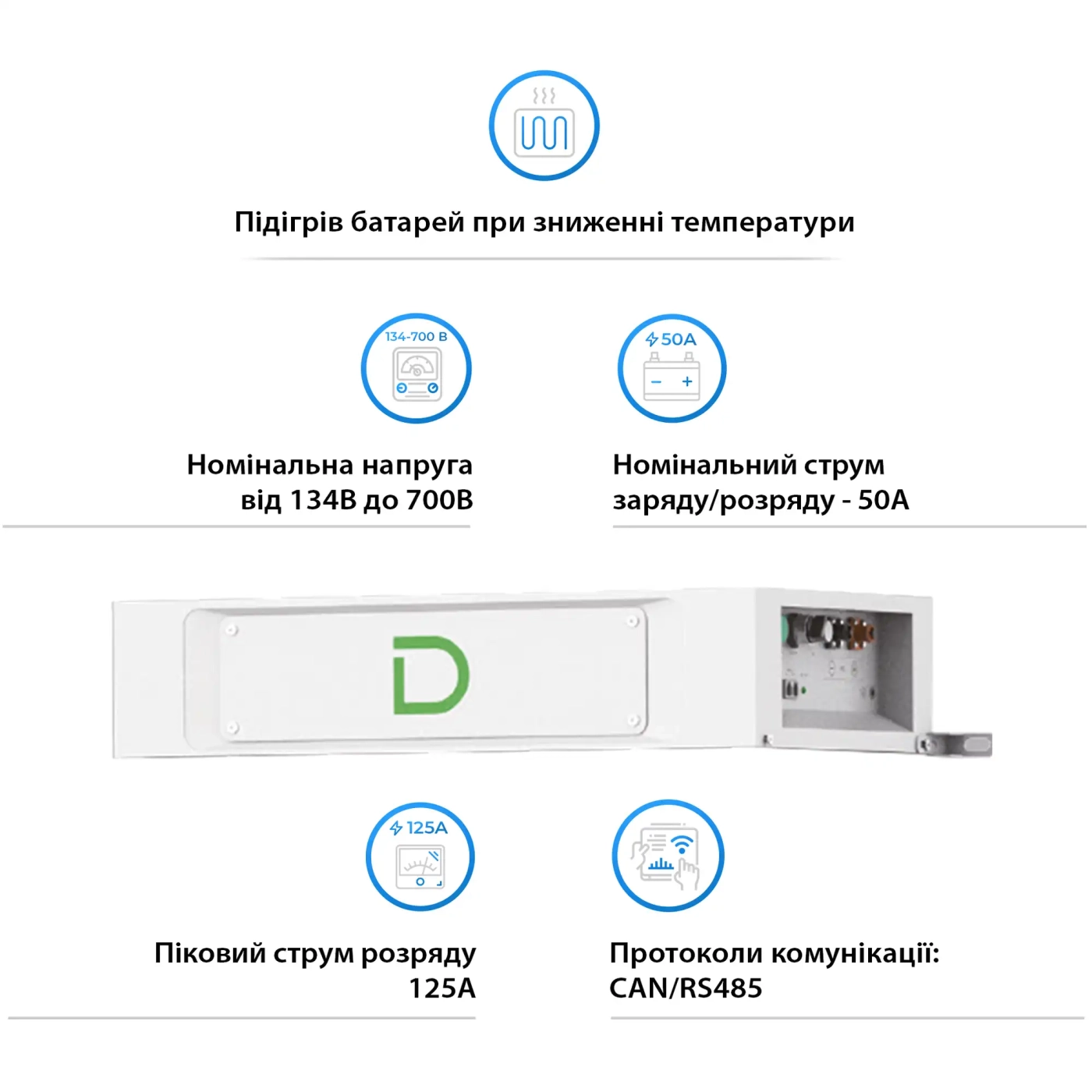 Купити Модуль управління (BMS) для Dyness STACK Heated з обігрівом (SBDU100-H) - фото 2