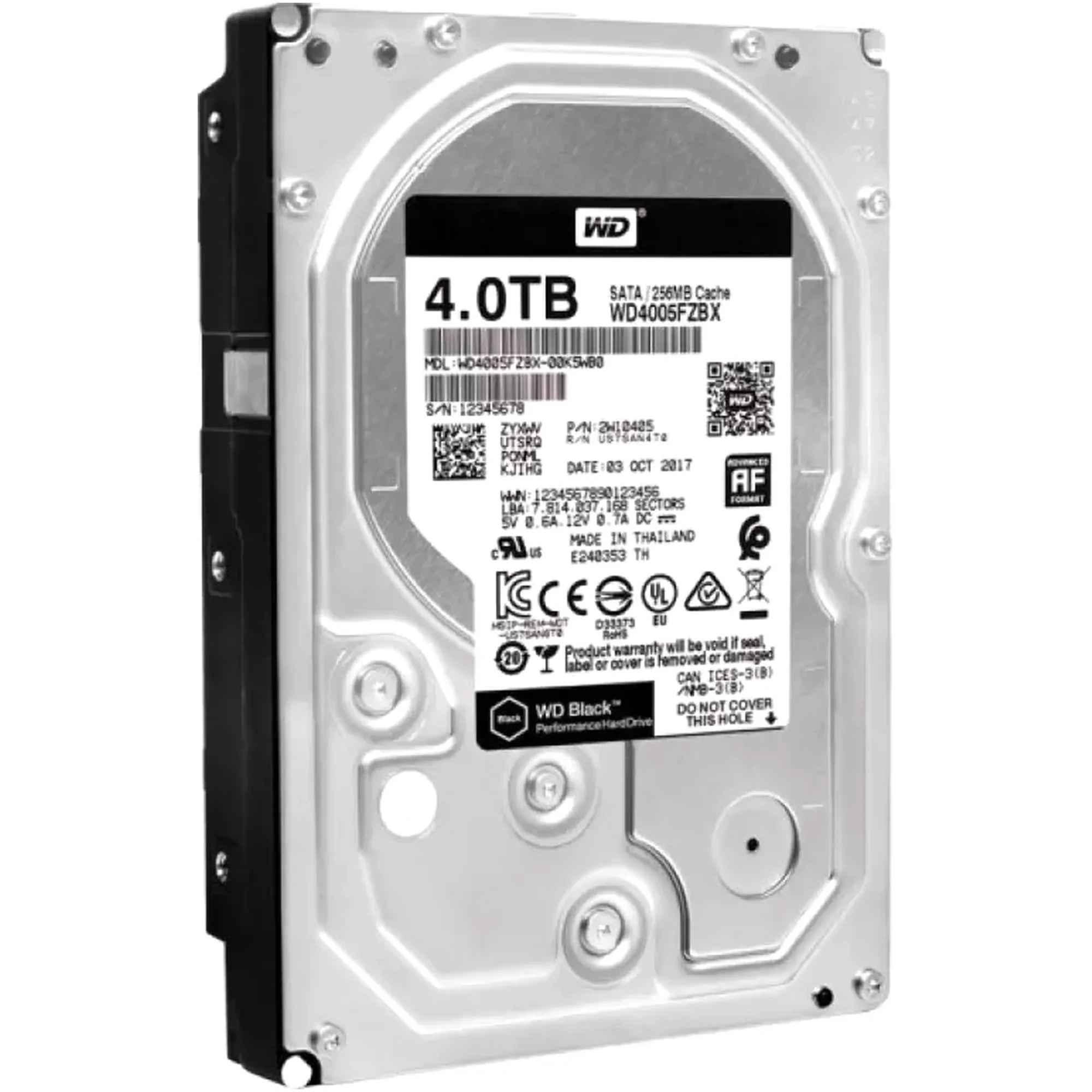Купити Уцінка Жорсткий диск Western Digital Black 4TB 3.5" (VBHU2XNF) - фото 2