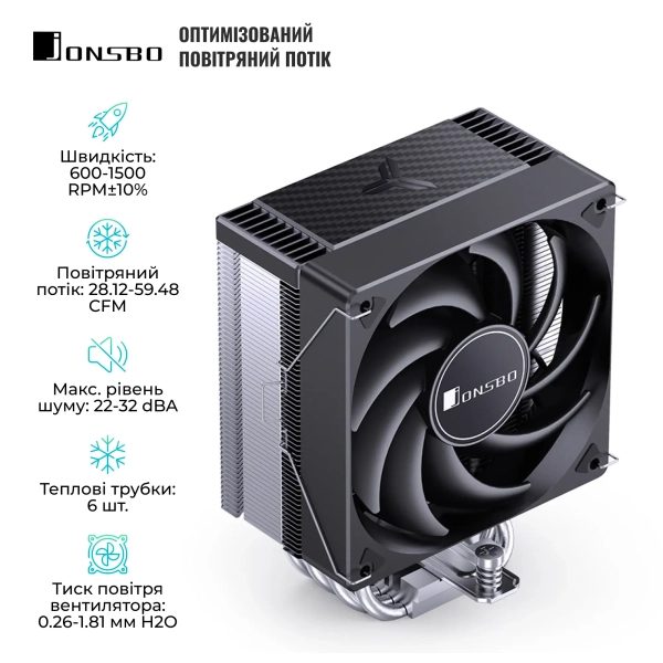 Купить Процессорный кулер Jonsbo CR-1000 MAX Black - фото 4