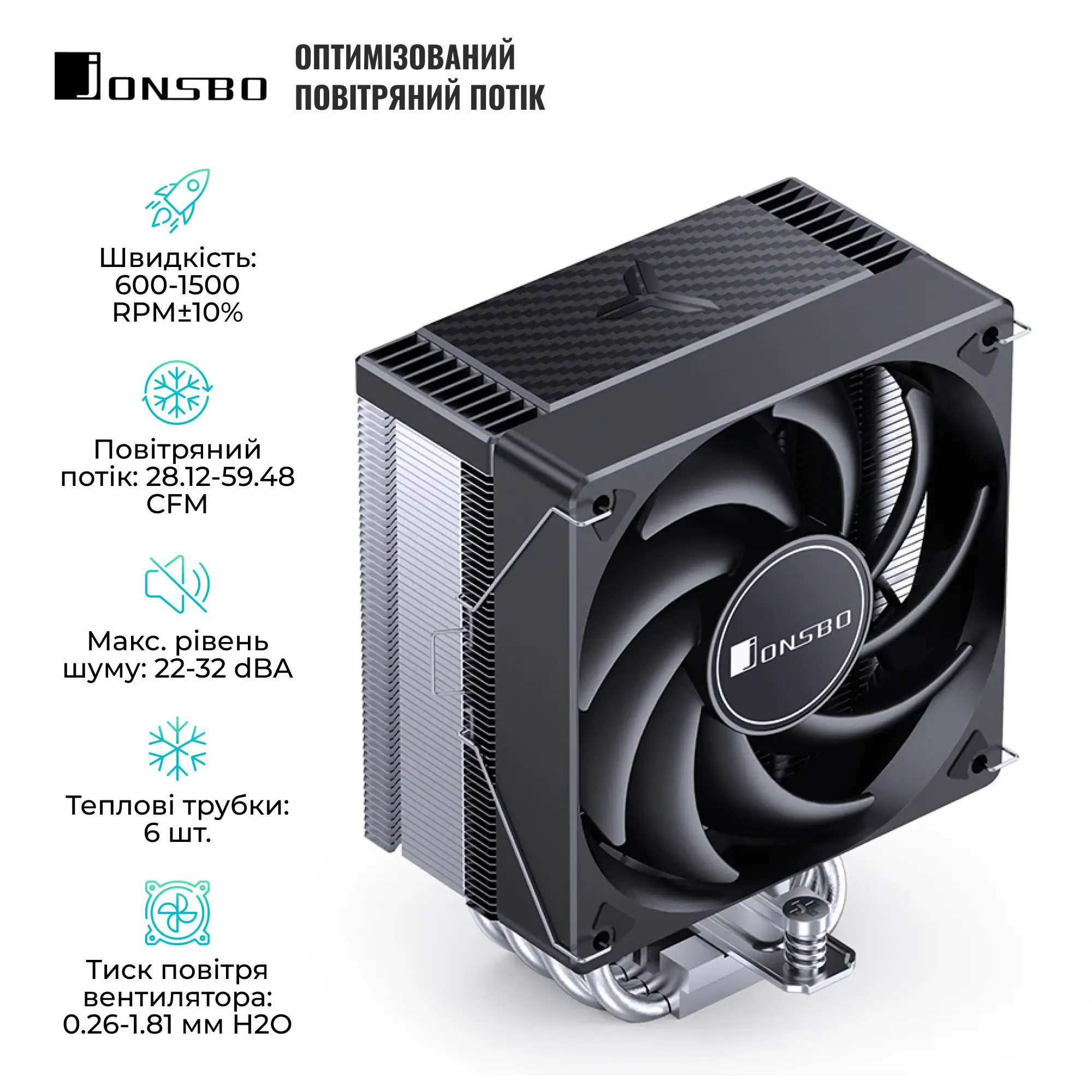 Купить Процессорный кулер Jonsbo CR-1000 MAX Black - фото 4