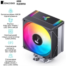 Купить Система водяного охлаждения Jonsbo CR-1000 MAX ARGB Black - фото 4