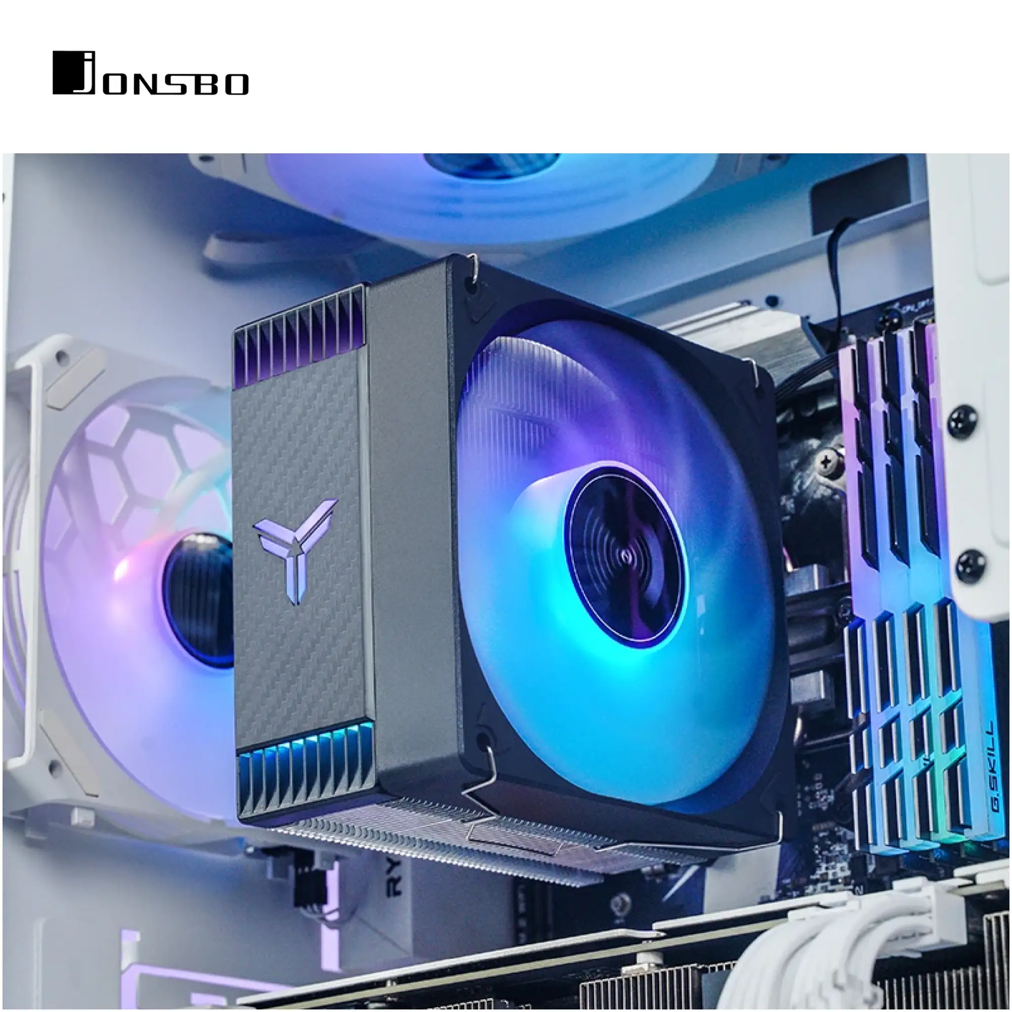 Купить Система водяного охлаждения Jonsbo CR-1000 MAX ARGB Black - фото 7