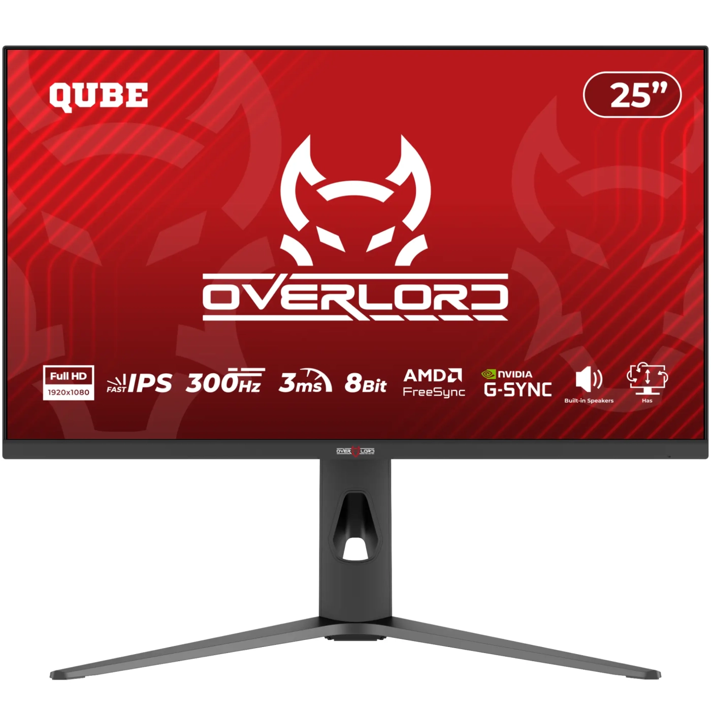 Купити Монітор 25" Qube Overlord G25F300 - фото 1