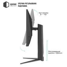 Купити Монітор 25" Qube Overlord G25F300 - фото 10