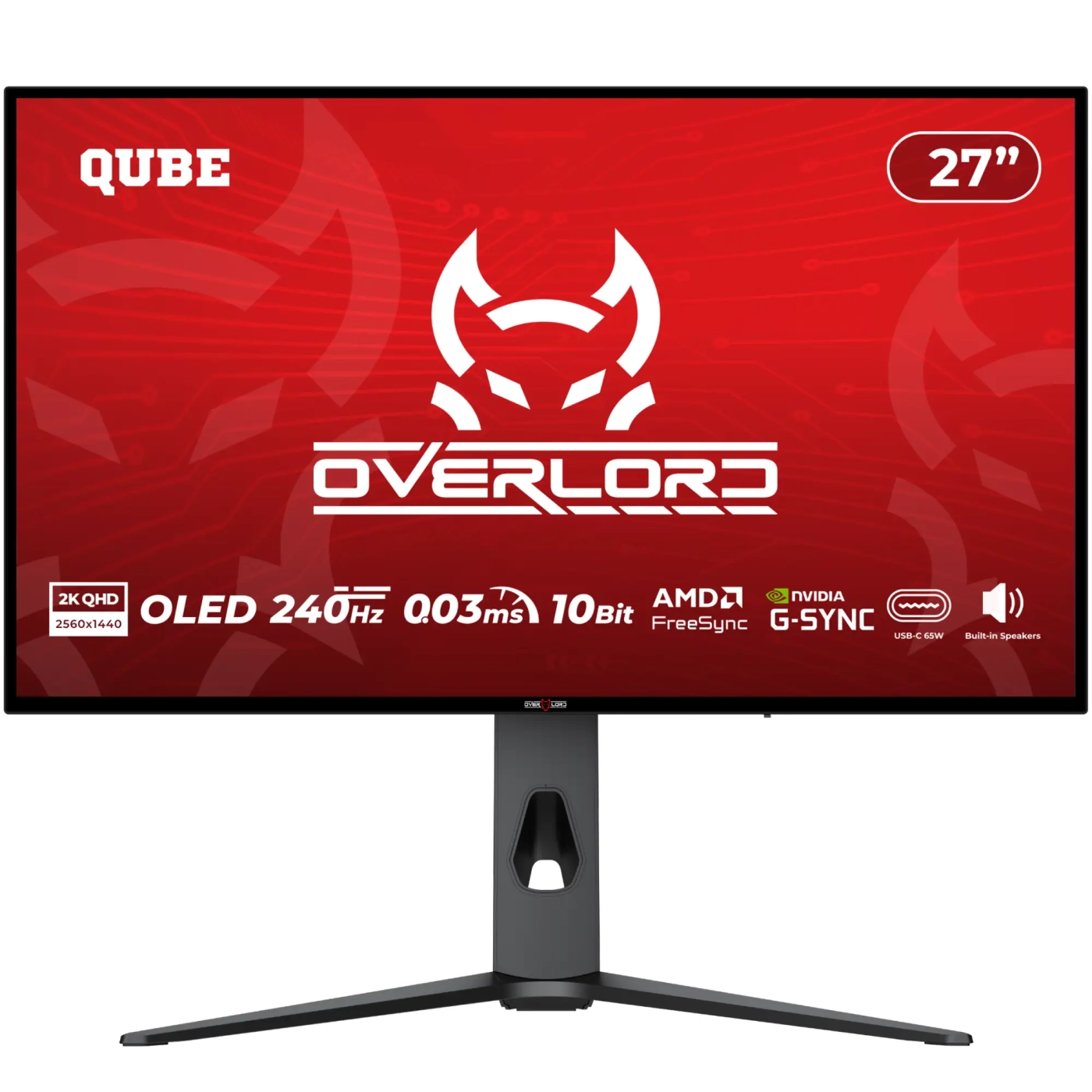 Купить Монитор 27" Qube Overlord OLED OG27Q240HC - фото 1