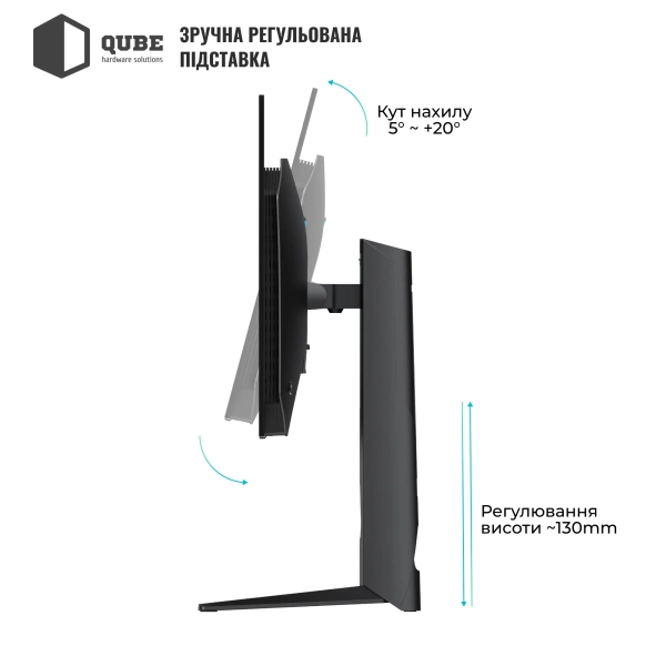 Купить Монитор 27" Qube Overlord OLED OG27Q240HC - фото 10
