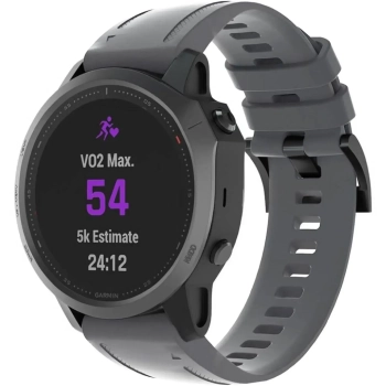 Купить Ремешок Armorstandart Silicone для Garmin 20mm Grey (ARM60812) - фото 1