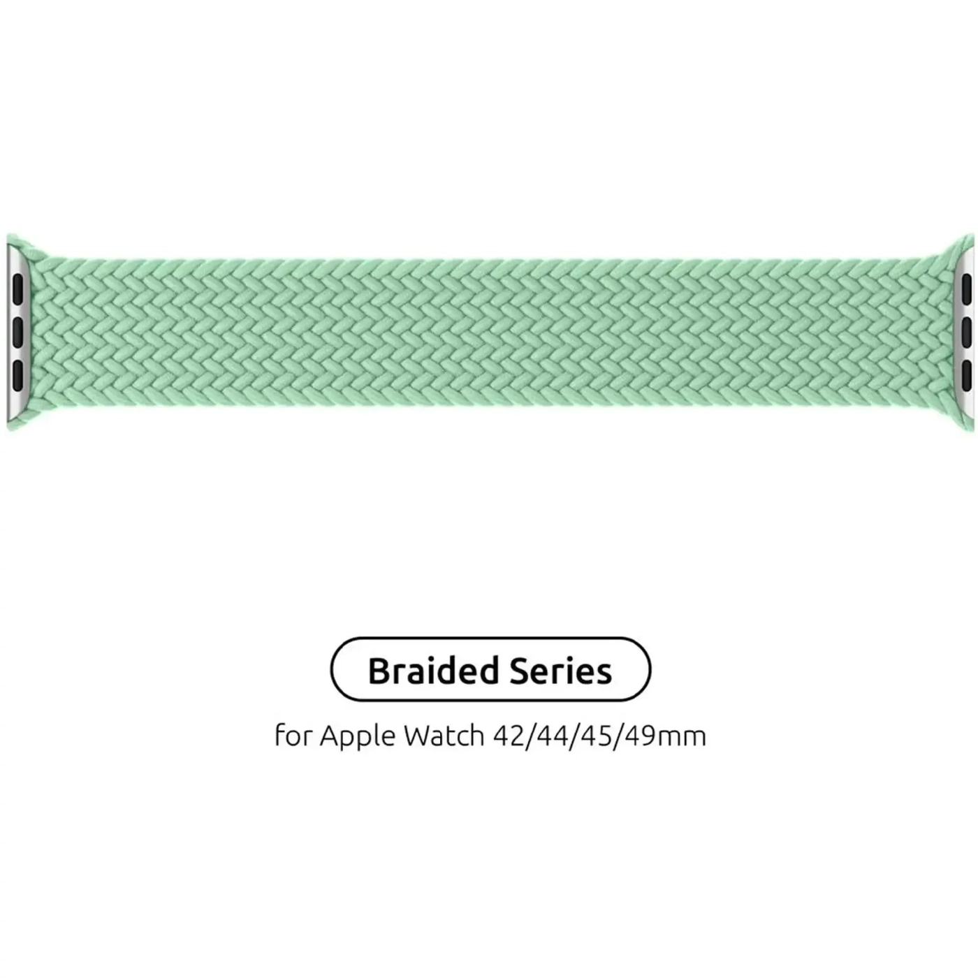 Купить Ремешок ArmorStandart Braided Solo Loop для Apple Watch 49/46/45/44/42 (Series 1-3) Mint Size 6 (148 mm) (ARM64913) - фото 2