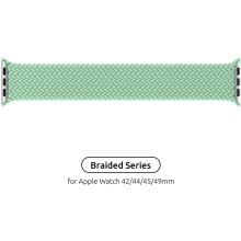 Купить Ремешок ArmorStandart Braided Solo Loop для Apple Watch 49/46/45/44/42 (Series 1-3) Mint Size 6 (148 mm) (ARM64913) - фото 2