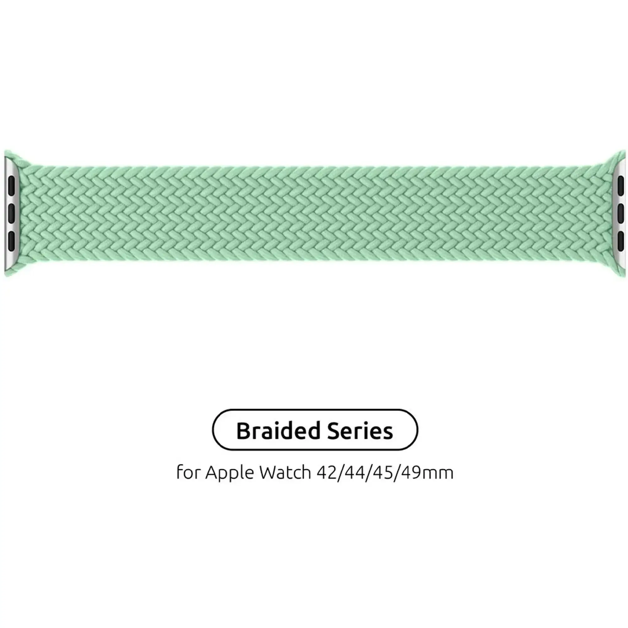 Купить Ремешок ArmorStandart Braided Solo Loop для Apple Watch 49/46/45/44/42 (Series 1-3) Mint Size 6 (148 mm) (ARM64913) - фото 2