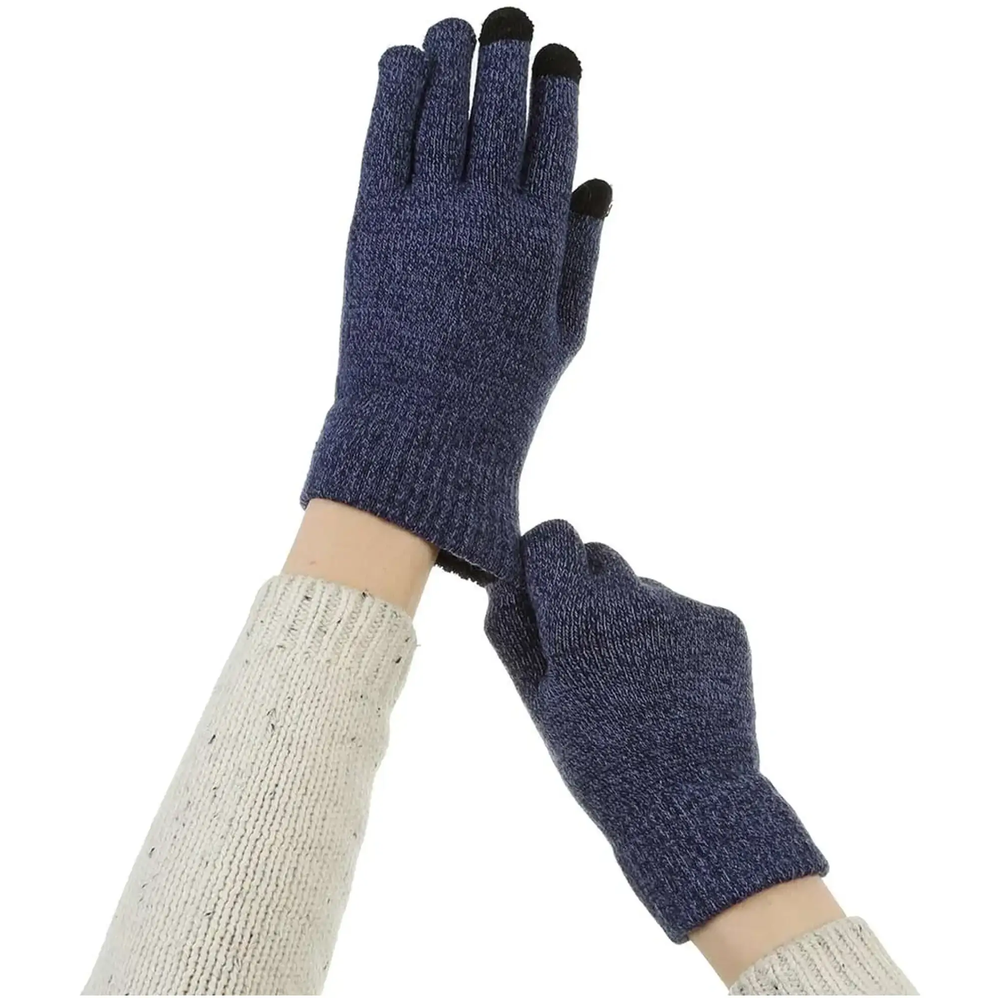 Купити Рукавички для сенсорних екранів Armorstandart Melange Blue/Black size L (ARM59869) - фото 7