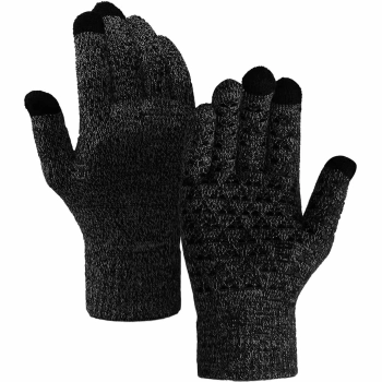 Купить Перчатки для сенсорных экранов Armorstandart Melange Grey/Black size XL (ARM59871) - фото 1