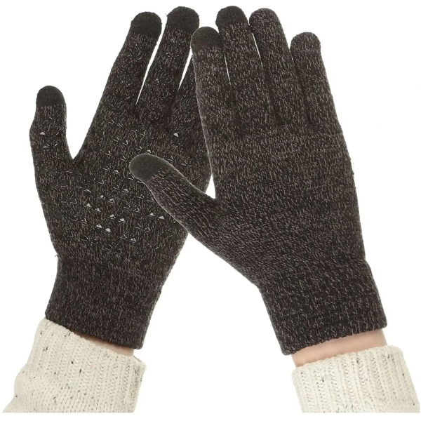 Купить Перчатки для сенсорных экранов Armorstandart Melange Grey/Black size XL (ARM59871) - фото 4