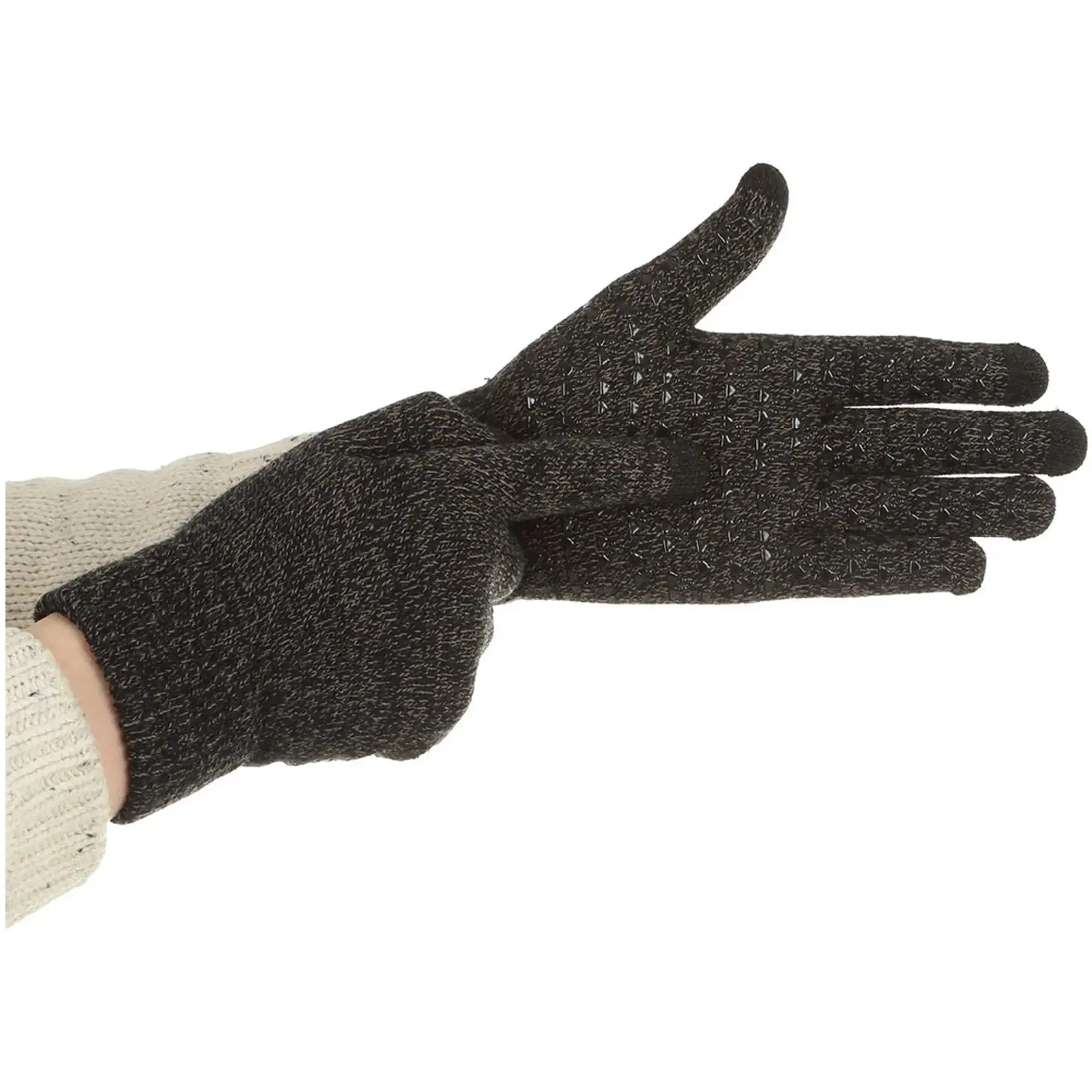 Купить Перчатки для сенсорных экранов Armorstandart Melange Grey/Black size XL (ARM59871) - фото 5