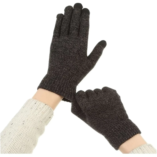 Купить Перчатки для сенсорных экранов Armorstandart Melange Grey/Black size XL (ARM59871) - фото 7