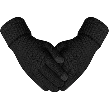 Купить Перчатки для сенсорных экранов с плетением Armorstandart Braid Black (ARM59881) - фото 1