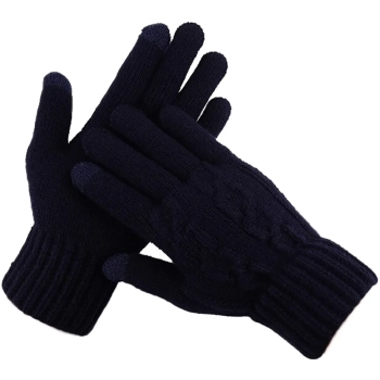Купить Перчатки для сенсорных экранов с плетением ArmorStandart Rope Dark Blue (ARM59878) - фото 1