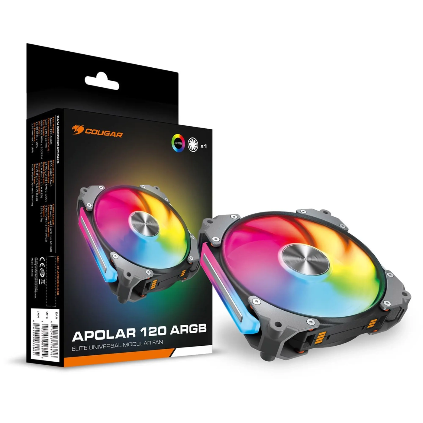 Купить Вентилятор Cougar Apolar 120 ARGB - фото 8