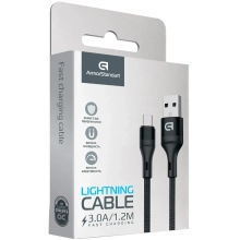 Купити Кабель ArmorStandart AR87 USB to Lightning 3A 1.2m Black (ARM64037) - фото 2