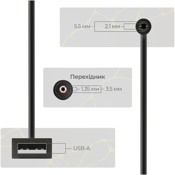 Купить Кабель ArmorStandart USB boost converter DC 5V to 9V 12V + 3.5x1.35 mm connecter (ARM65519) - фото 3