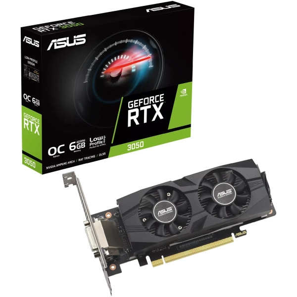 Купить Видеокарта ASUS Nvidia GeForce RTX 3050 LP BRK OC 6GB - фото 6