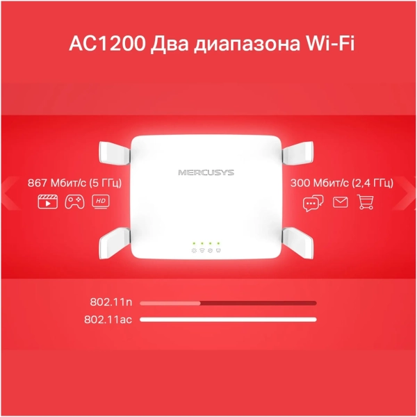 Купити Маршрутизатор Mercusys AC10 - фото 6