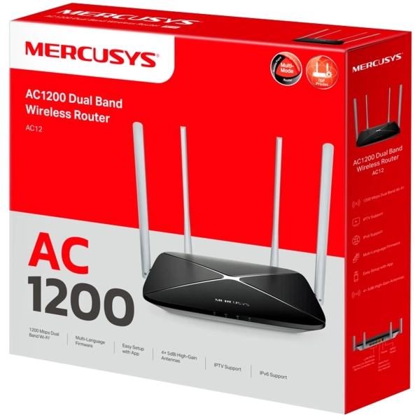 Купити Маршрутизатор Mercusys AC12 - фото 5