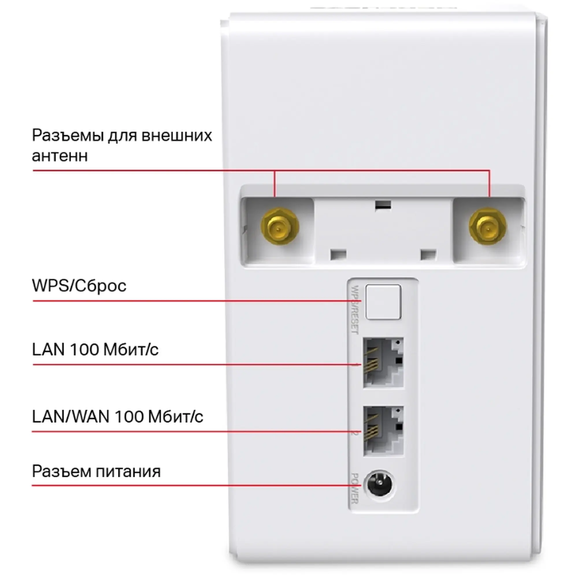 Купити Маршрутизатор Mercusys MB110-4G - фото 2