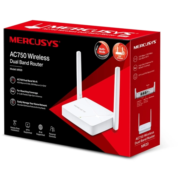 Купити Маршрутизатор Mercusys MR20 - фото 9