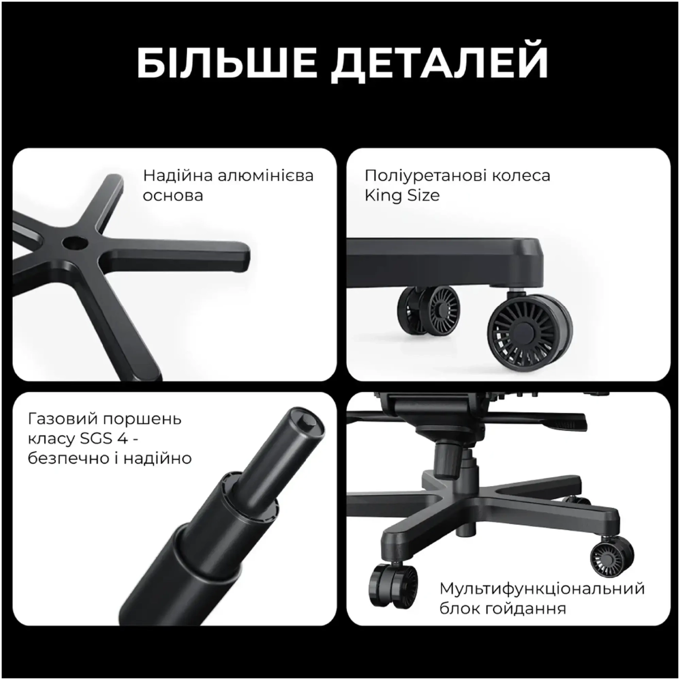 Купить Кресло для геймеров Anda Seat Kaiser 3E XL Maroon PVC (AD23YC-XL-09-A-PV/C-A01) - фото 16