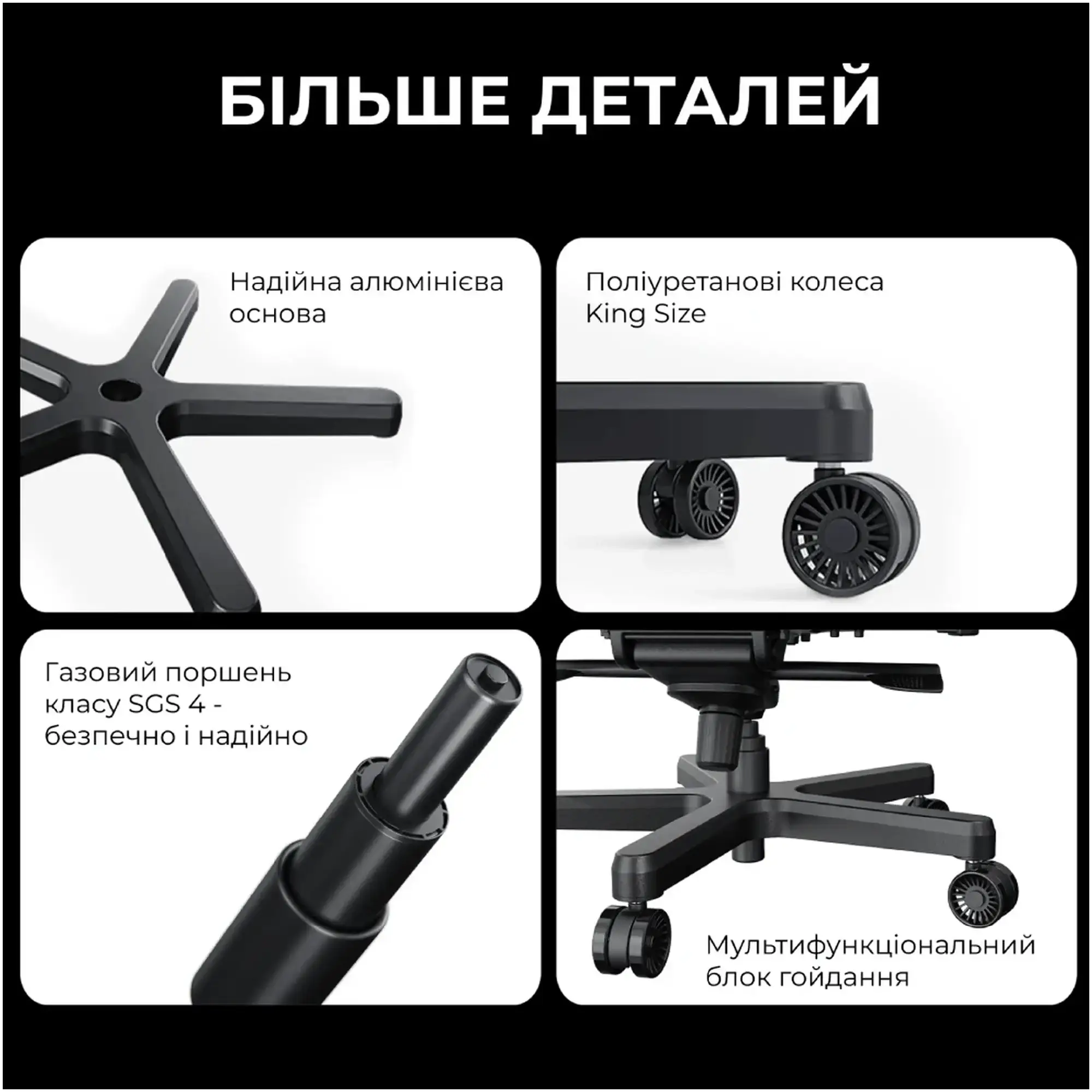Купить Кресло для геймеров Anda Seat Kaiser 3E XL Maroon PVC (AD23YC-XL-09-A-PV/C-A01) - фото 16