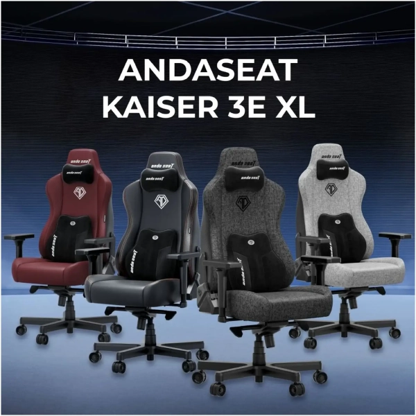Купить Кресло для геймеров Anda Seat Kaiser 3E XL Maroon PVC (AD23YC-XL-09-A-PV/C-A01) - фото 19