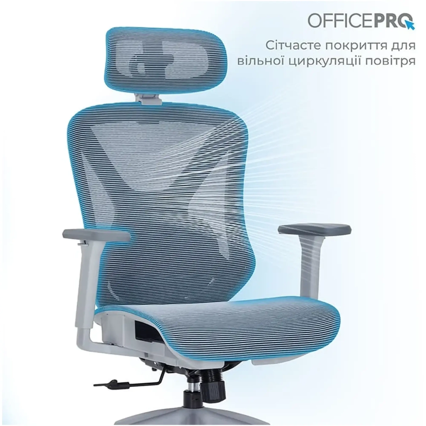Купить Кресло офисное Officepro Atlas OC630-G-DG-DG Gray/Dark Gray - фото 5