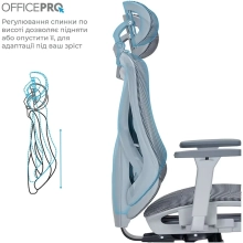 Купить Кресло офисное Officepro Atlas OC630-G-DG-DG Gray/Dark Gray - фото 9