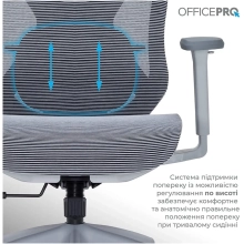 Купить Кресло офисное Officepro Atlas OC630-G-DG-DG Gray/Dark Gray - фото 10