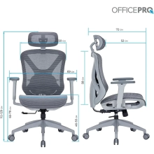Купить Кресло офисное Officepro Atlas OC630-G-DG-DG Gray/Dark Gray - фото 15