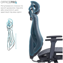 Купить Кресло офисное Officepro AtlasOC630-B-DG-DG Black/Dark Gray - фото 9