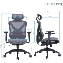 Купить Кресло офисное Officepro AtlasOC630-B-DG-DG Black/Dark Gray - фото 16