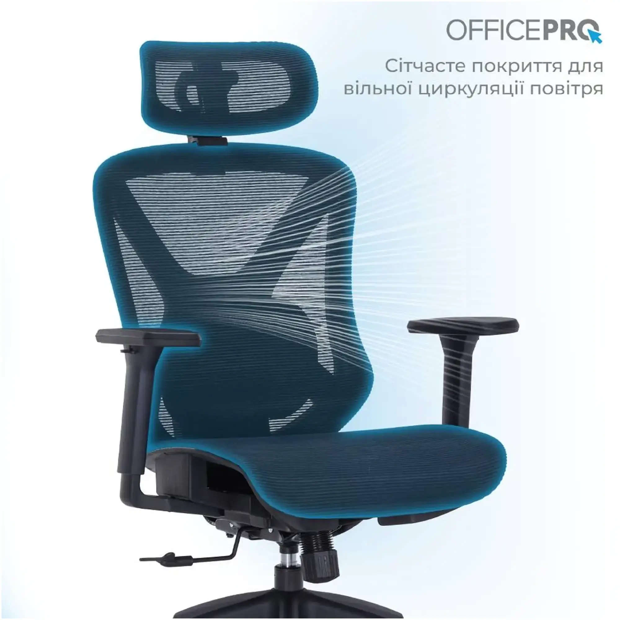 Купить Кресло офисное Officepro Atlas OC630-B-B-B Black - фото 8